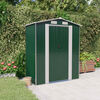 vidaXL Abri de jardin Vert 192x108x223 cm Acier galvanis&eacute;