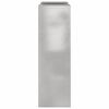 vidaXL Support de Plante 2 pcs Argent 24 x 24 x 75 cm Acier inoxydable