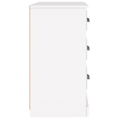 vidaXL Buffet blanc 104,5x35,5x67,5 cm bois d'ingénierie