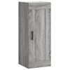vidaXL Buffet haut Sonoma gris 34,5x34x180 cm Bois d'ing&eacute;nierie