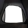 vidaXL Tente de camping &agrave; d&ocirc;me 4 personnes gris et orange imperm&eacute;able