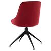 vidaXL Chaises &agrave; manger lot de 2 Rouge bordeaux Velours