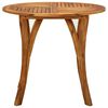 vidaXL Ensemble &agrave; manger de jardin 3 pcs Marron