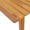 vidaXL Chaises de jardin avec table 5 pcs Beige Bois d'acacia massif