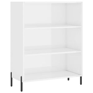 vidaXL Armoire &agrave; &eacute;tag&egrave;res blanc 69,5x32,5x90 cm bois d'ing&eacute;nierie