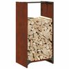 VidaXL &Eacute;tag&egrave;re &agrave; bois 40x30x80 cm acier r&eacute;sistant aux intemp&eacute;ries