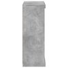 vidaXL Buffet avec lumi&egrave;res LED gris b&eacute;ton 60,5x37x100 cm