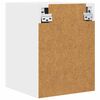 vidaXL Armoire suspendue 2 pcs Blanc 30 x 31 x 40 cm Bois d'ing&eacute;nierie