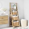 vidaXL Paniers de rangement 3 pcs Naturel 35 x 30 x 25 cm