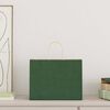 vidaXL Sacs en papier 50 pcs avec poign&eacute;es vert 32x17x25 cm
