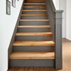 vidaXL Marches d'escalier 16 pcs marron clair 80x25x2 cm ch&ecirc;ne massif