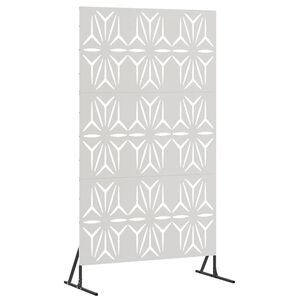 vidaXL &Eacute;cran de confidentialit&eacute; 100 x 50 x 180 cm Acier inoxydable