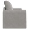 vidaXL Canap&eacute;-Lit Gris clair 148 x 71 x 83 cm Velours
