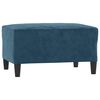 vidaXL Ensemble de canap&eacute;s 4 pcs avec coussins bleu velours