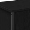 vidaXL Meuble TV Ch&ecirc;ne noir 100 x 35 x 45 cm Bois d'ing&eacute;nierie