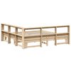 vidaXL Lit biblioth&egrave;que sans matelas 180x200 cm bois massif de pin