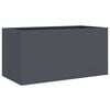 vidaXL Jardini&egrave;re anthracite 62x30x29 cm acier