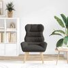 vidaXL fauteuil Gris fonc&eacute; 69 x 74 x 93 cm Tissu Sherpa