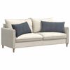 vidaXL Coussins de canap&eacute; 2 pcs Gris fonc&eacute; 80 x 40 cm