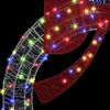 vidaXL Couronne avec 150 LED Multicolore 120 cm Acrylique