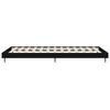 vidaXL Cadre de lit sans matelas noir 100x200 cm bois d'ing&eacute;nierie