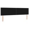 vidaXL T&ecirc;te de lit r&eacute;glable en hauteur Gris clair 180 cm tissu