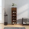 vidaXL Meuble &agrave; chaussures ch&ecirc;ne marron 30x35x105 cm bois d'ing&eacute;nierie