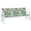 vidaXL Coussins de banc de jardin lot de 2 multicolore tissu Oxford