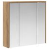 vidaXL Armoire Miroir de Salle de Bain Ch&ecirc;ne artisan