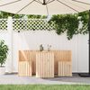 vidaXL Set de balcon 2 places bois de pin massif