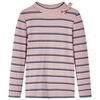 T-shirt enfants &agrave; manches longues rose clair 128