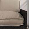 vidaXL Ensemble de coussins 3 pcs Taupe Tissu Oxford