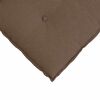 vidaXL Coussin de Dos Marron 80 x 19 x 50 cm tissu