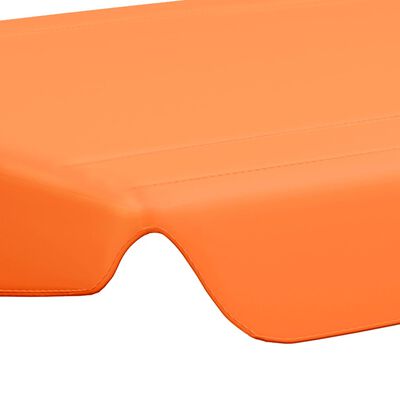 vidaXL Toit de rechange de balançoire orange 150/130x105/70 cm