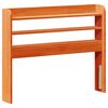 vidaXL Cadre de lit sans matelas cire marron 90x200 cm bois pin massif