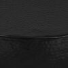 vidaXL Table basse Aluminium martel&eacute; 70x30 cm Noir