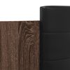 vidaXL Cadre de lit avec LED sans matelas ch&ecirc;ne marron 140x200 cm