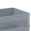 vidaXL Jardini&egrave;re gris 100x50 cm bois massif de pin