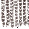 vidaXL Moustiquaire Taupe et blanc 90x220 cm Chenille