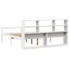 vidaXL Lit biblioth&egrave;que sans matelas blanc 180x200 cm bois pin massif