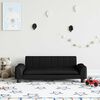 vidaXL Canap&eacute; pour enfants noir 90x53x30 cm similicuir