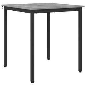 vidaXL Table de salle &agrave; manger / Table de repas M&Eacute;TAL