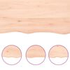 vidaXL &Eacute;tag&egrave;re murale 40x30x(2-4) cm bois de ch&ecirc;ne massif non trait&eacute;