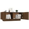 vidaXL Meuble TV Ch&ecirc;ne marron 100x35x40 cm Bois d'ing&eacute;nierie