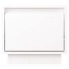 vidaXL Tables de chevet 2 pcs Blanc 35x34x32 cm Bois de pin solide