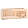 vidaXL Cage &agrave; hamster 104x52x38 cm bois massif de sapin