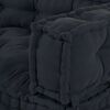 vidaXL Canap&eacute; modulaire 3 pcs Anthracite 120 x 80 x 38 cm tissu