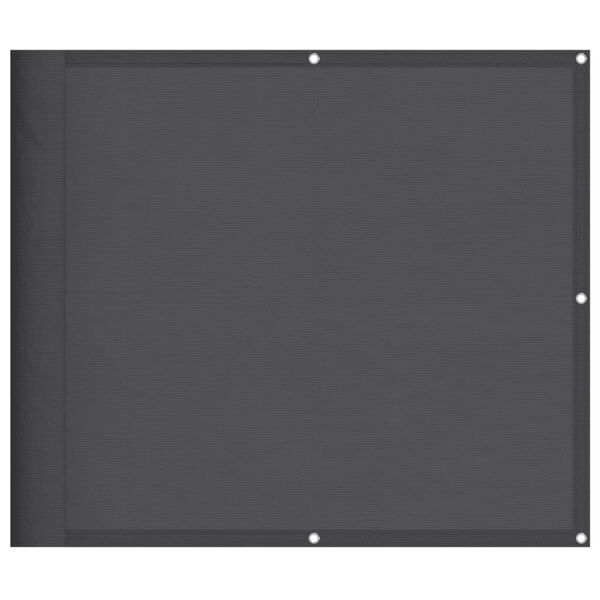 vidaXL &Eacute;cran de balcon anthracite 90x800 cm 100% polyester oxford