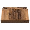 vidaXL &Eacute;tag&egrave;re &agrave; magazines avec &eacute;tag&egrave;re Bois ancien 65 x 53 x 28,5 cm