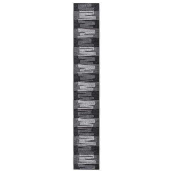 vidaXL Tapis de couloir antid&eacute;rapant Anthracite 67x450 cm